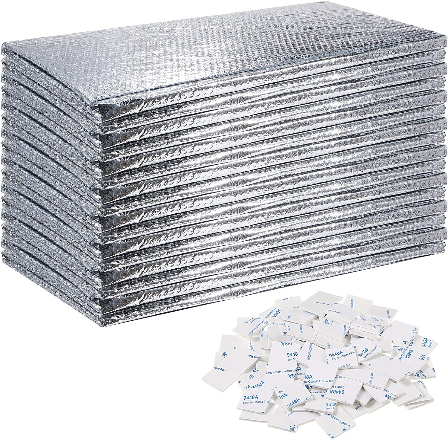 16 P Garage Door Insulation Kit Double Bubble Insulation Panels Reflective Aluminum Radiant Thermal Winter Summer