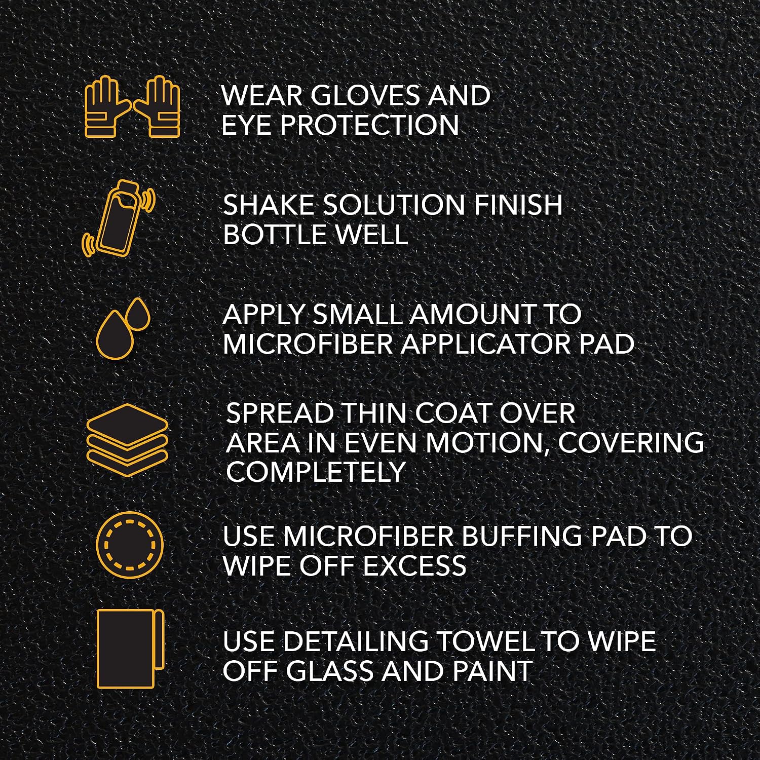 Black Plastic & Vinyl Trim Restorer - Use for Car and Truck Detailing, No Wet Look, Instantly Revives Color to Trim