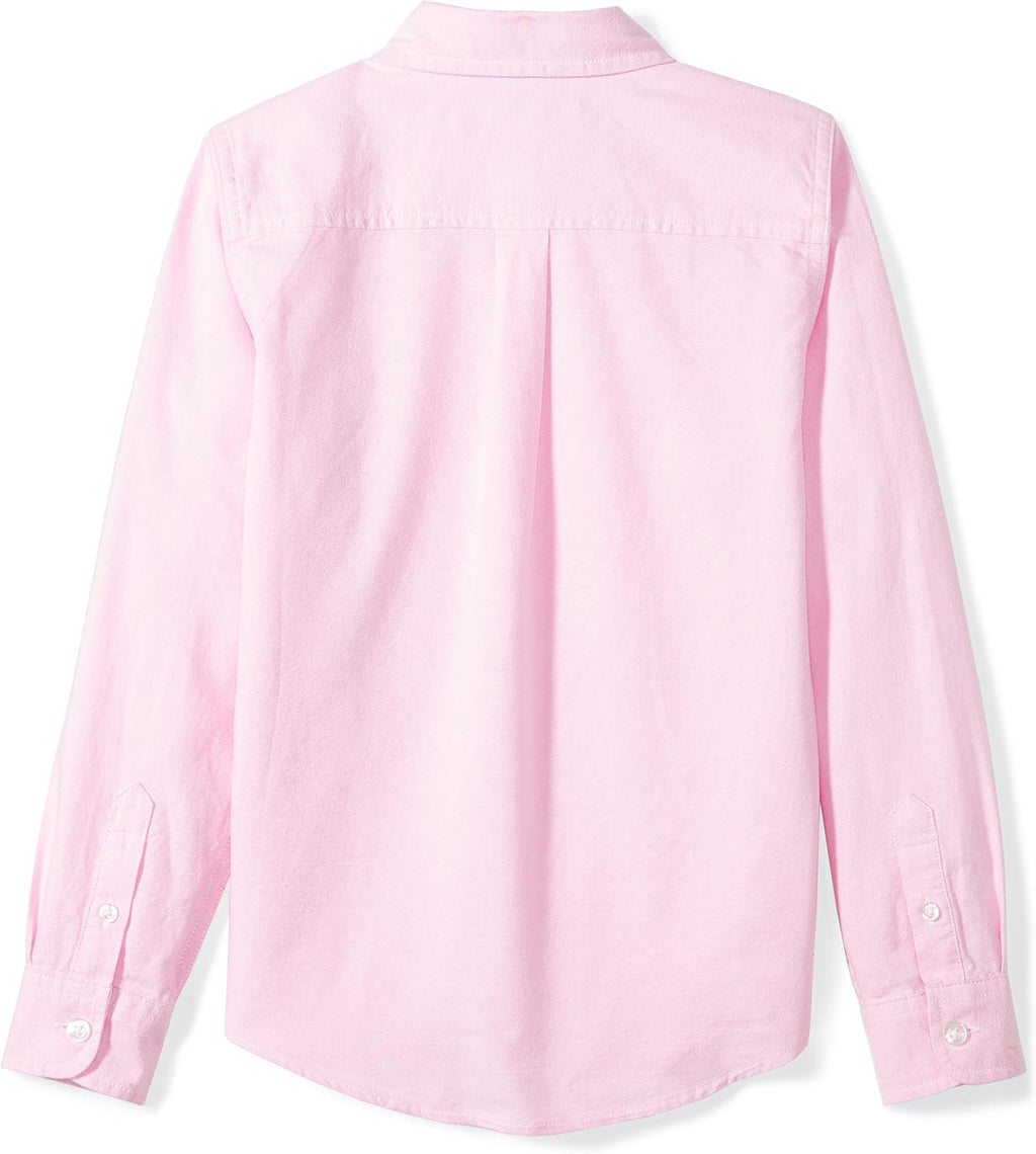 Boys' Uniform Classic Fit Long-Sleeve Woven Oxford Shirt