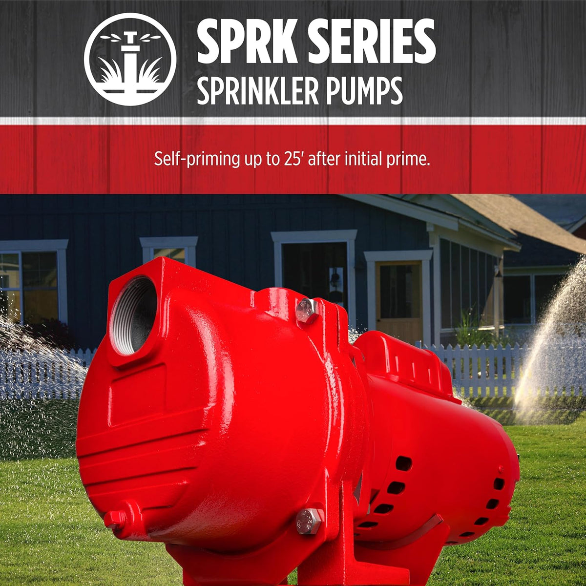 Red Lion RL-SPRK200 Sprinkler/Irrigation Pump, 230V, 76 GPM, 2 HP