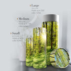 Eco Friendly Emerald Forest Biodegradable Cremation Urns - Adult Ashes Scattering Tube