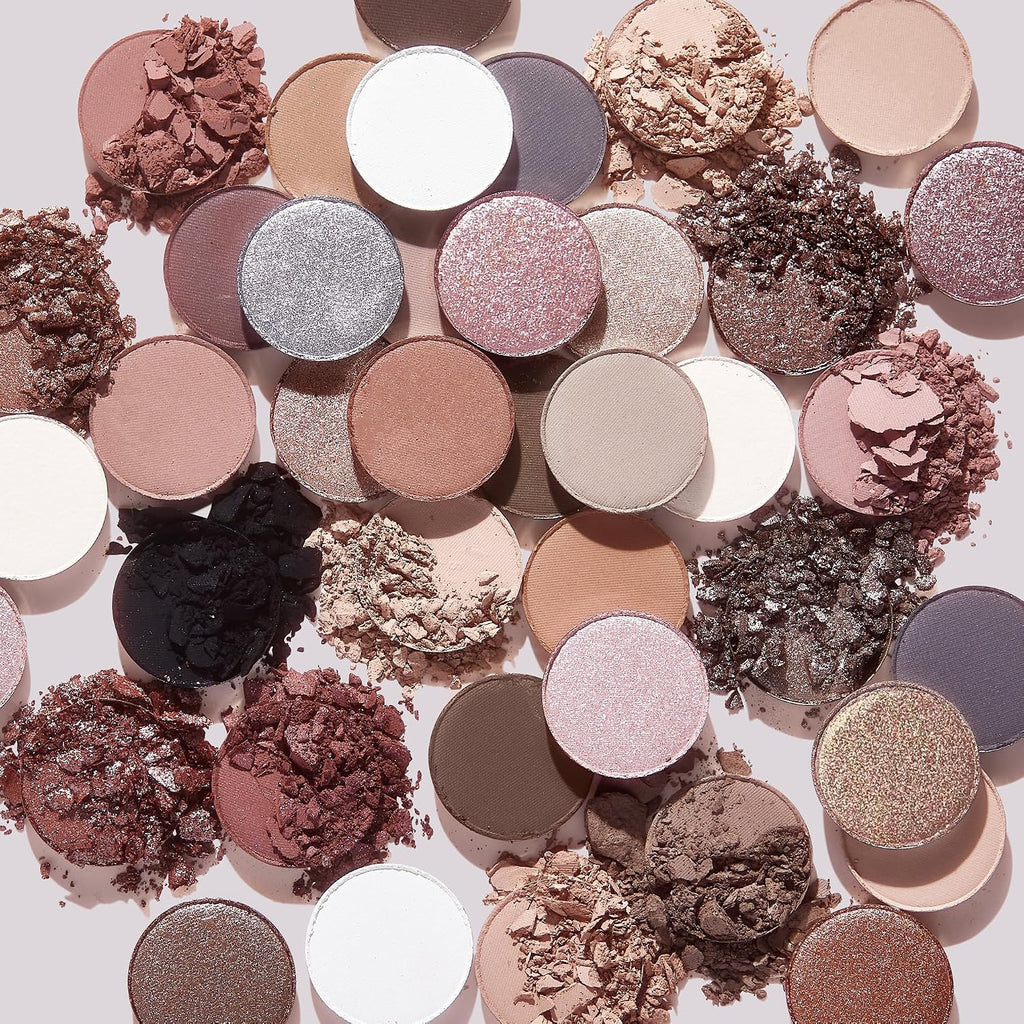 Stone Cold Fox Eyeshadow Palette - 30 Pan Cool Tone Eye Makeup Palette with Matte & Metallic Finishes - High-Pigment
