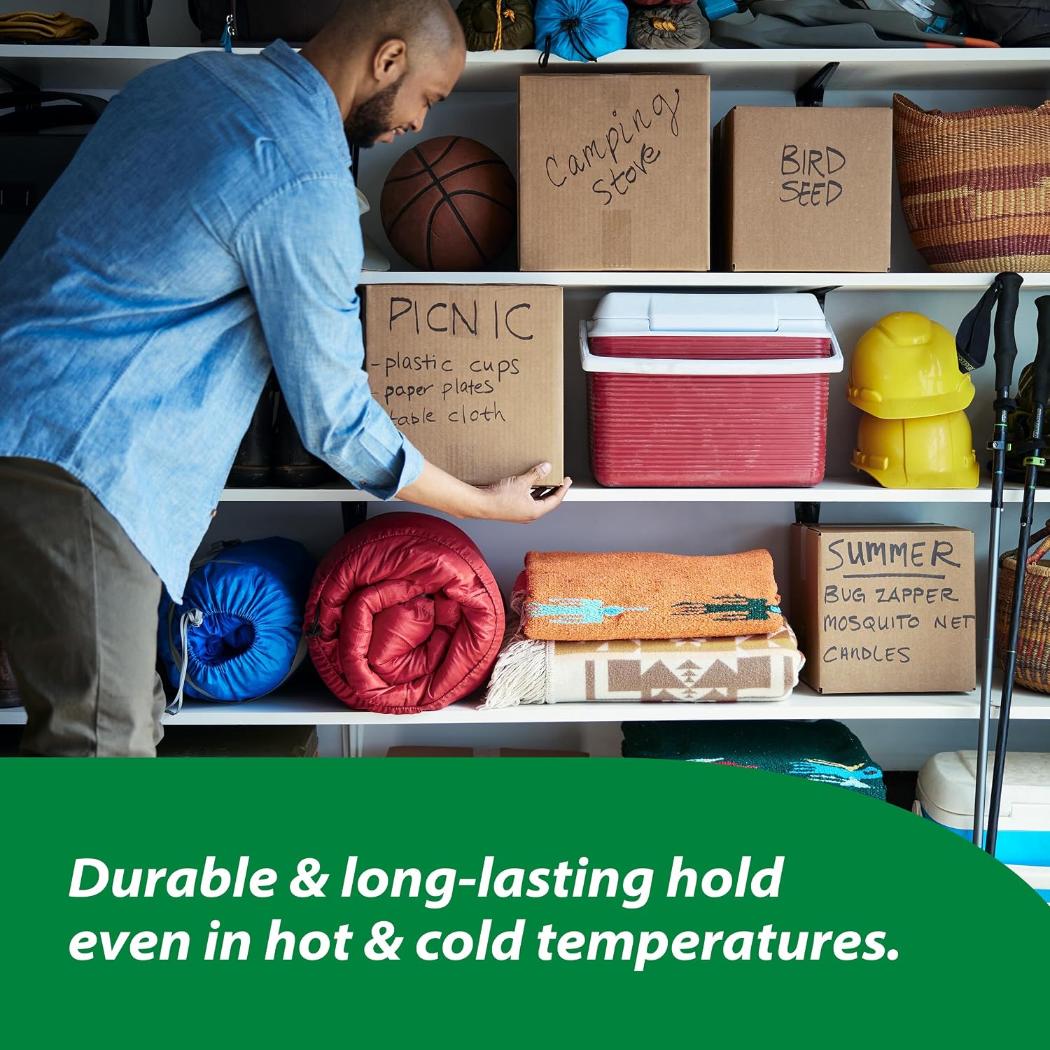 HD Clear Packing Tape Refills - 6 Rolls of Heavy Duty Shipping and Moving Packing Tape - Clear Strong Packaging Tape