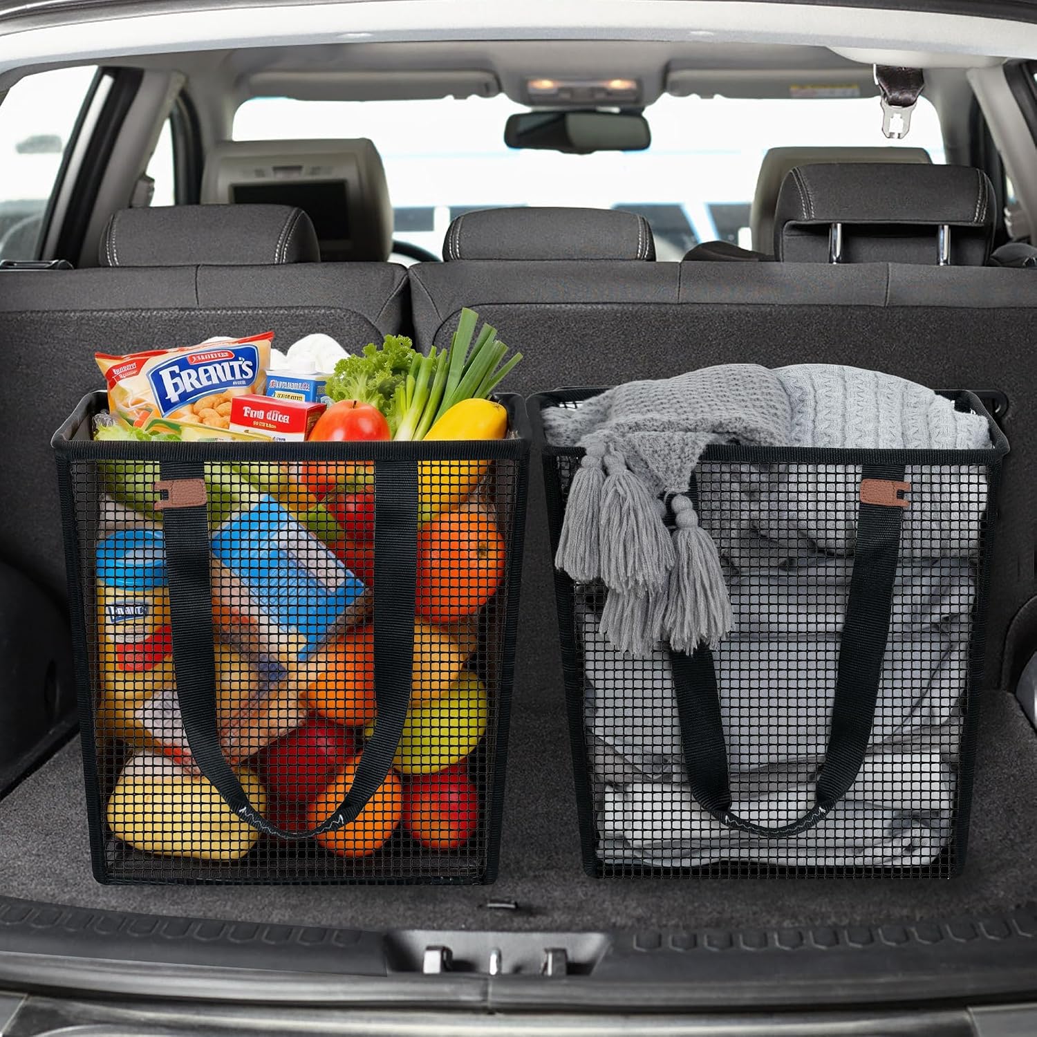 Collapsible Laundry Basket, 16.9 Gal. Large Pop-up Laundry Hamper with Long Carry Handles, Space-Saving Foldable