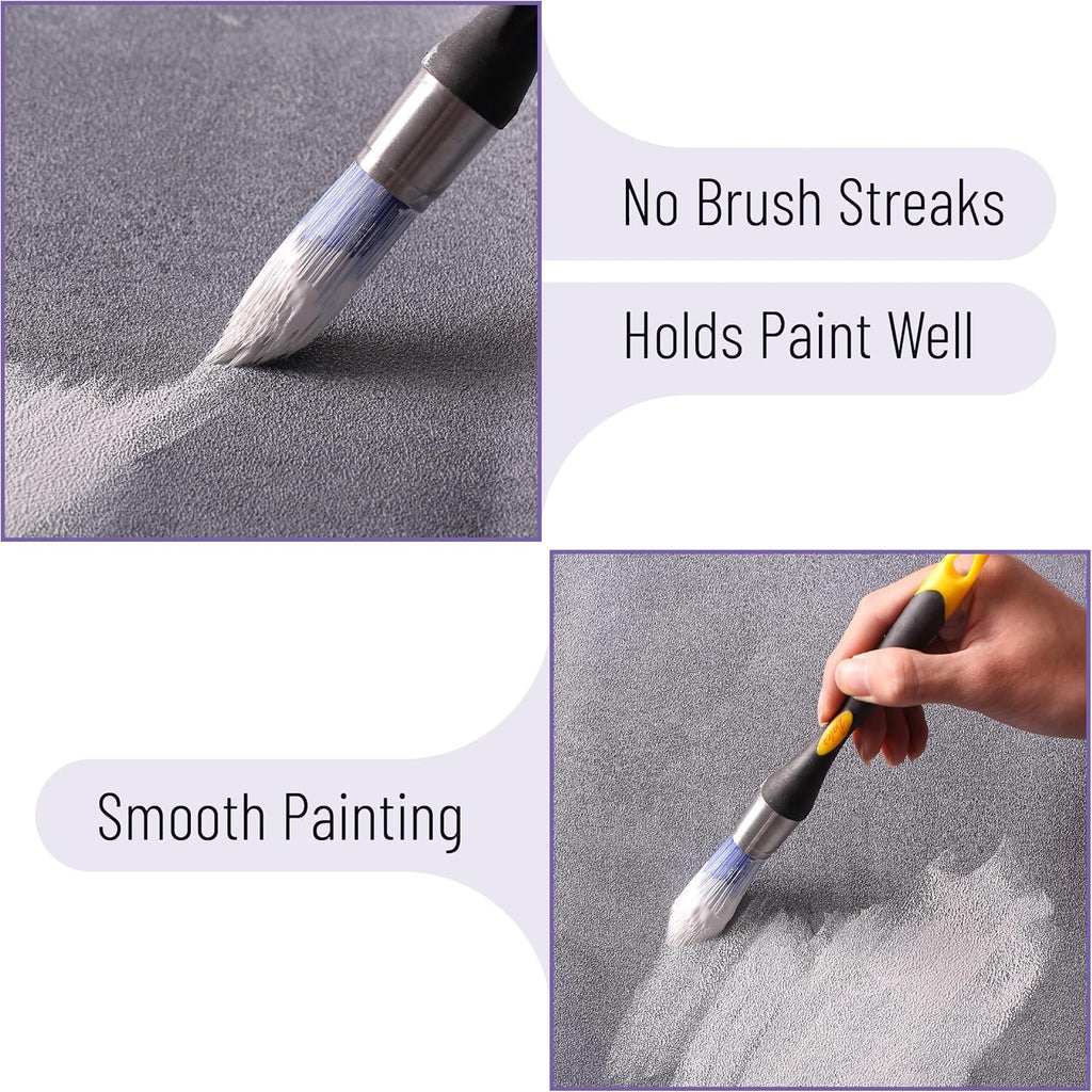 Bates- Trim Paint Brush, 3 pcs, 5/8”, 3/4” and 1”