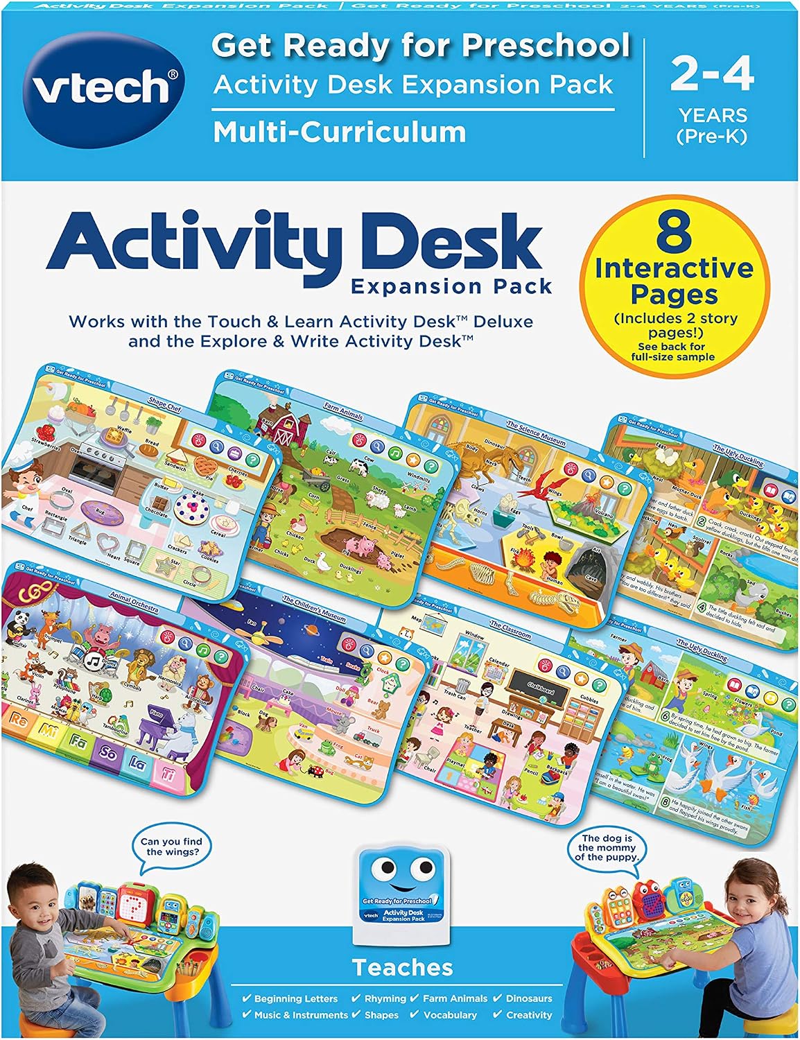 Touch and Learn Activity Desk Deluxe Expansion Pack for Preschoolers