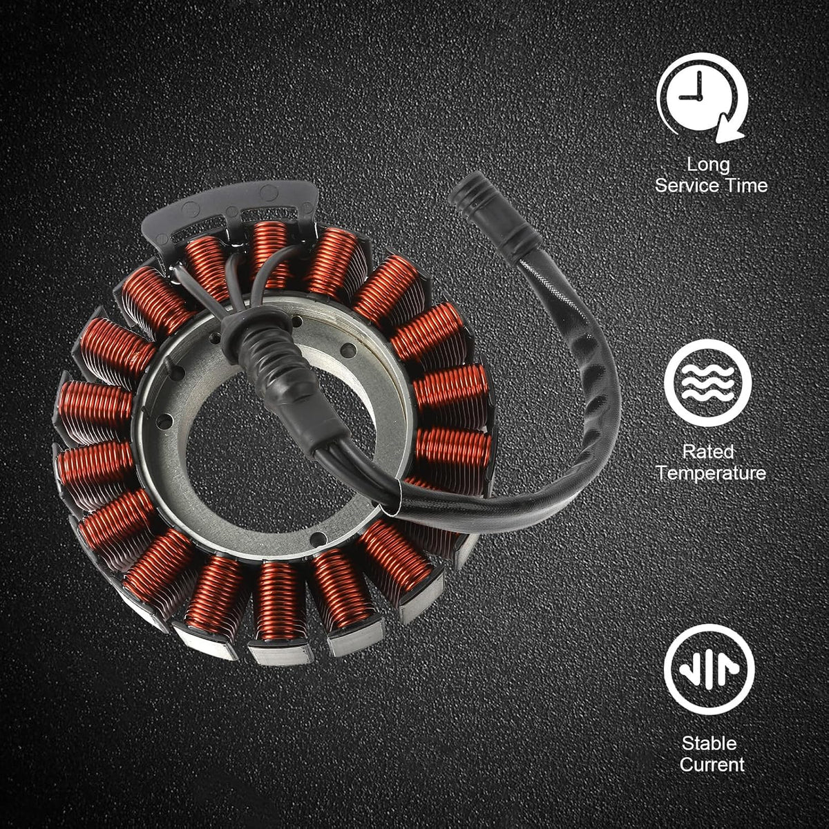 MINSTAR 29900042A Stator Assembly Fit For Harley Davidson 2018-2024 Softail Series, 2017-2024 Touring Series, 2019-2020 FXDR 114