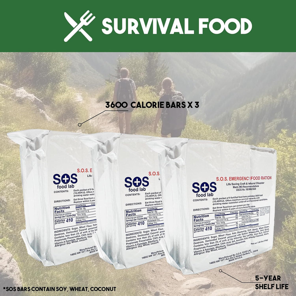 Denver: 3 Person 72 Hour Survival Backpack Kit - 210 Piece Bugout Bag - Upgraded Bug Out Kit w/Complete Tactical Home