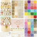 Clay Beads 3 Boxes Bracelet Making Kit, 10800pcs Beads for Jewelry Making, Letter Beads for Friendship Bracelets DIY