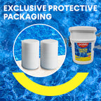 Chlorine Tablets 3 Inch for Swimming Pools, Kills Bacteria and Stops Algae, Slow Dissolving,Exclusive Protective