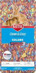 Clean & Cozy Colors, Small Animal Bedding with Extreme Odor Control, Kaleidoscope, 24.6 Liters