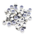 40Pcs M4 x 0.7mm Stainless Steel Self-Lock Nylon Inserted 4mm Locking Nuts for 3D Printer, Furniture