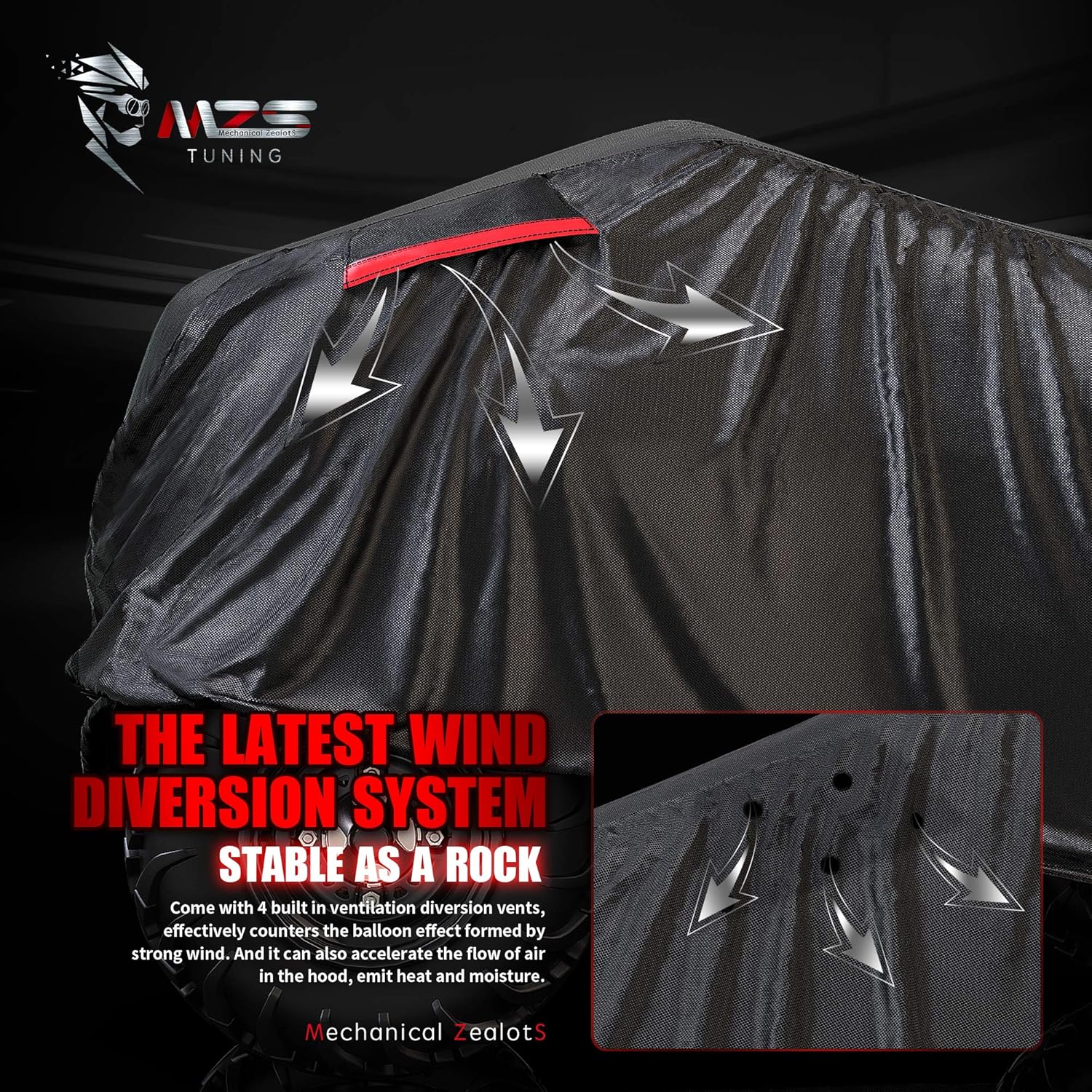 ATV Cover All Weather Season Outdoor Storage Waterproof Protection Accessories fits up to 101 inch Quad 4 Wheeler