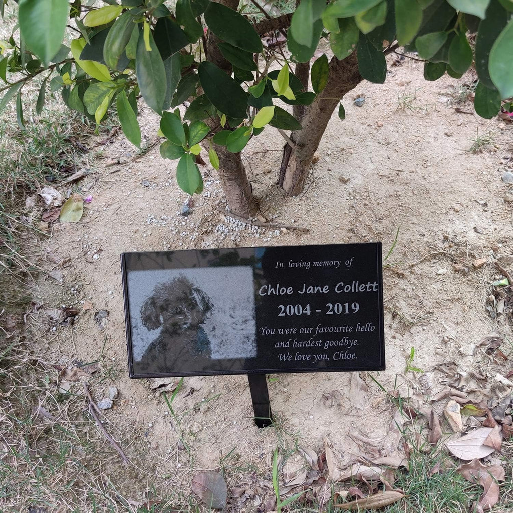Grave Marker Stand for 12"x 6" Stones, Memorial Stones for Loved One (12“ x 6“)