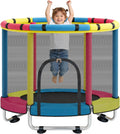 Trampoline for Kids with Safety Enclosure Net, Indoor & Outdoor Toddler Trampoline, 47" Baby Mini Recreational