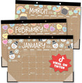 Large Teacher Desk Calendar 2026-2027 - Desktop Calendar 2026, 18-Month Desk Calendars for Home, Office & Classroom