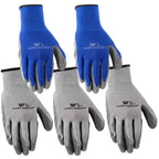 Men's Nitrile Coated High Dexterity Work Gloves, 5-Pack, Large