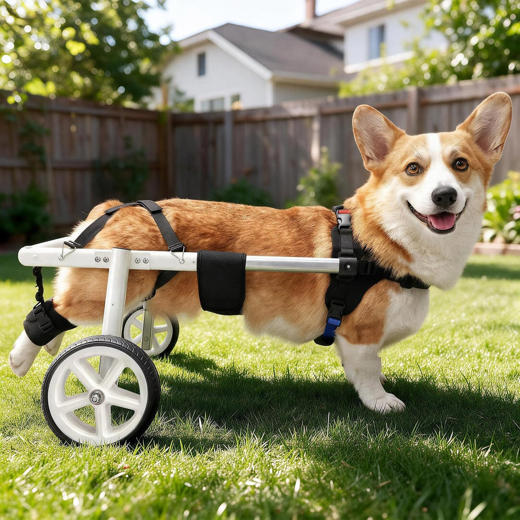 Dog Wheelchair for Back Leg Dog, 16–21L 7–11H,Rear Legs Support