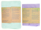 Basic Package - Microfiber - Glass Window Cleaning Cloth and Household Enviro Dusting Cloth Colors May Vary