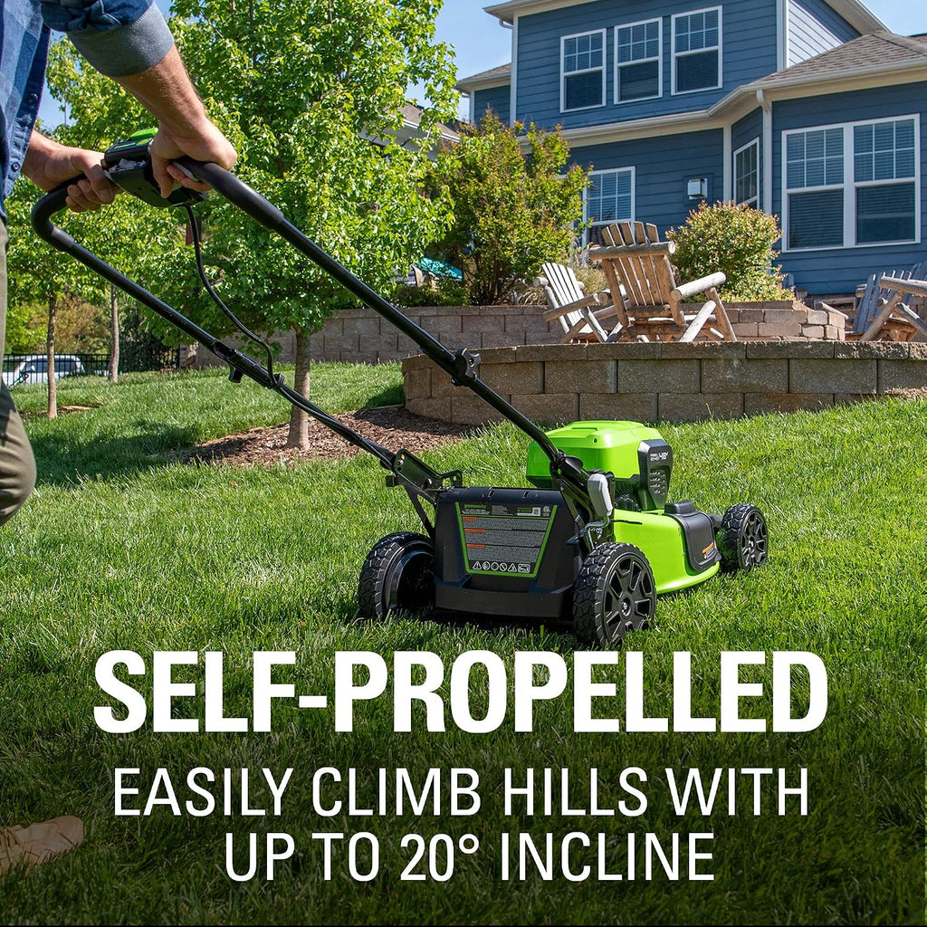 48V 21 in Self-Propelled Lawn Mower, (2) 5.0 Ah Battery Kit