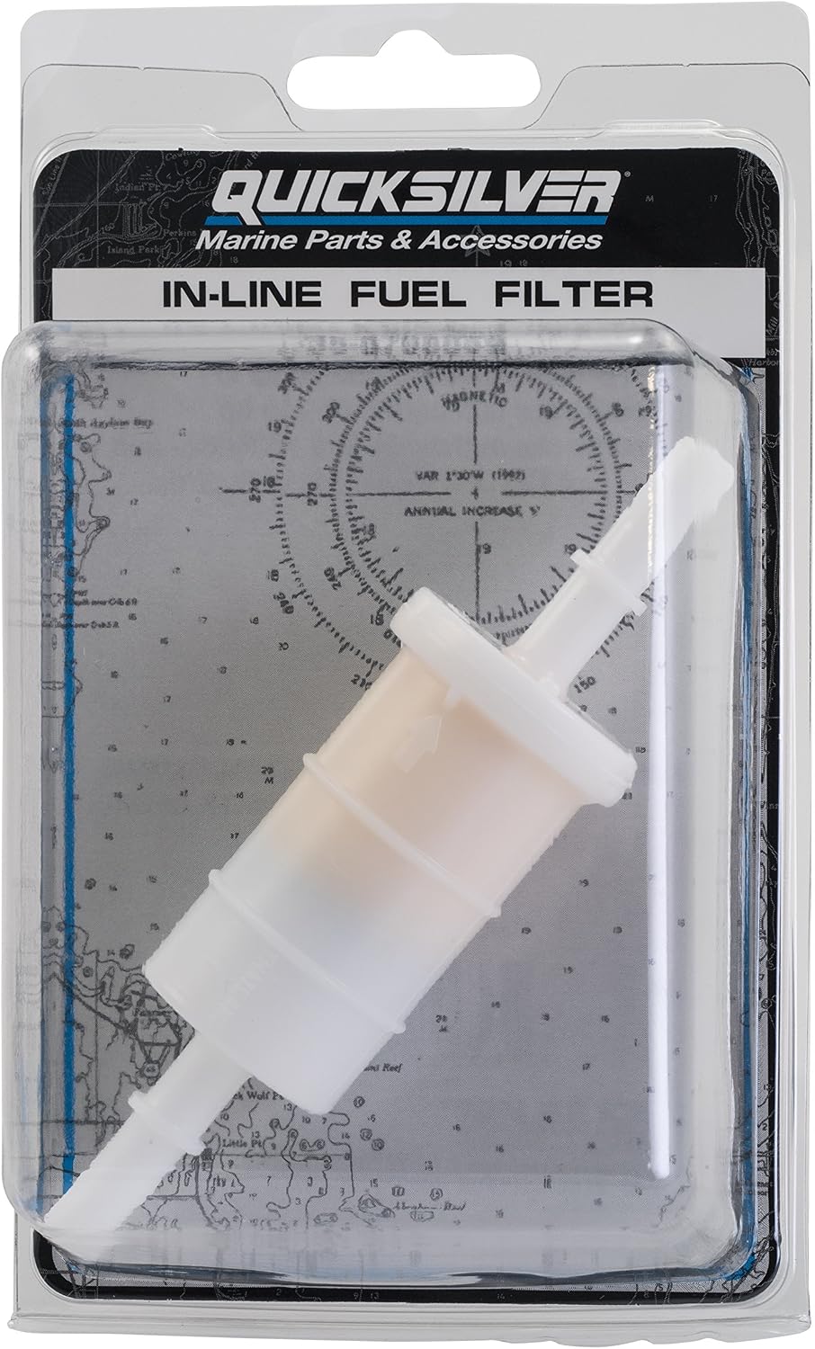 Quicksilver 879885Q Inline Fuel Filter for Mercury & Mariner Outboards