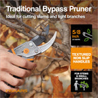 4-Piece Tool Set, Pruning Shears, Trowel, Cultivator & L/XL Gloves