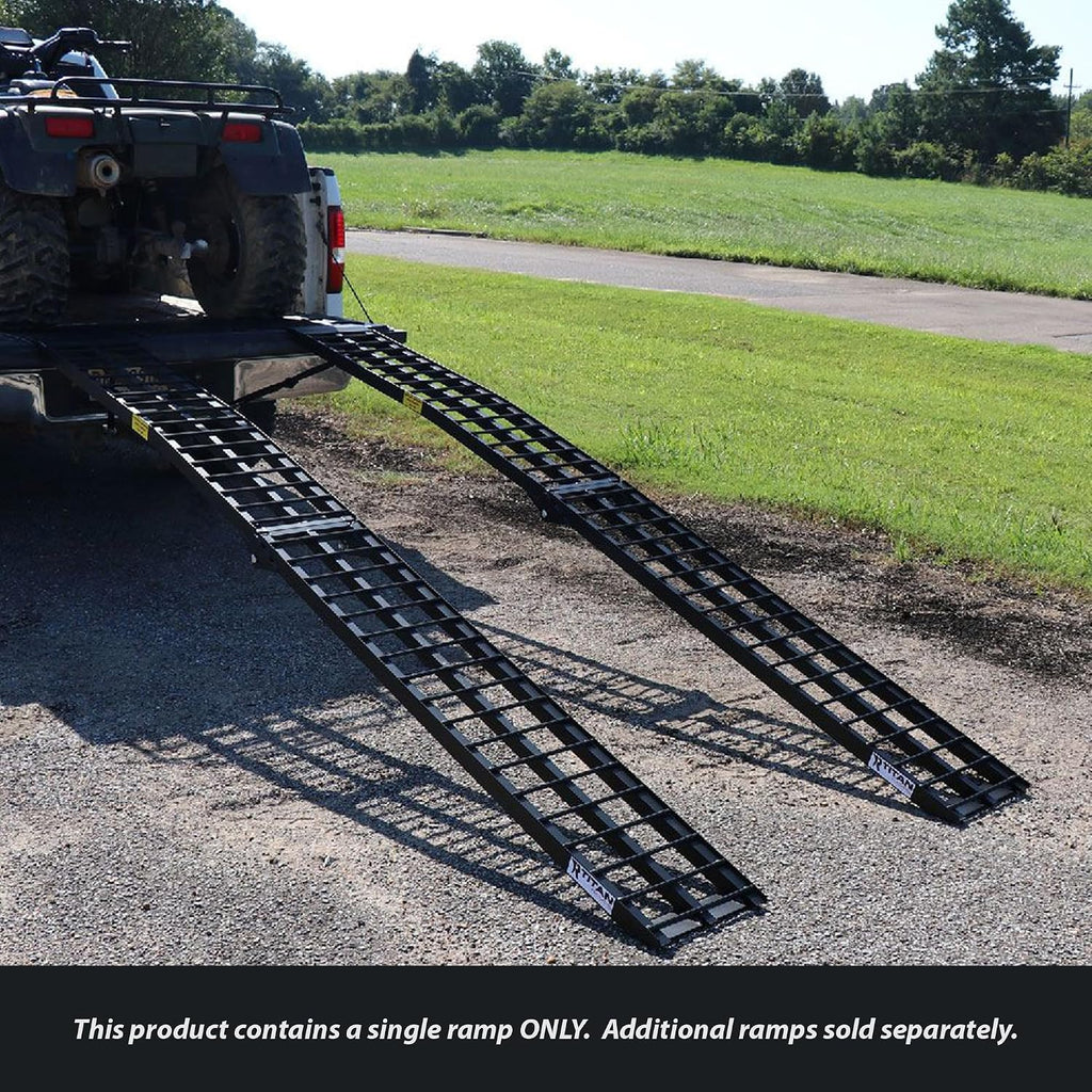 Heavy-Duty Extra-Wide Motorcycle Loading Ramp, 800 lb, 10 Ft