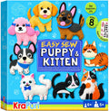 Puppy & Kitten Sewing Kit for Kids Ages 6+ | 8 Dolls