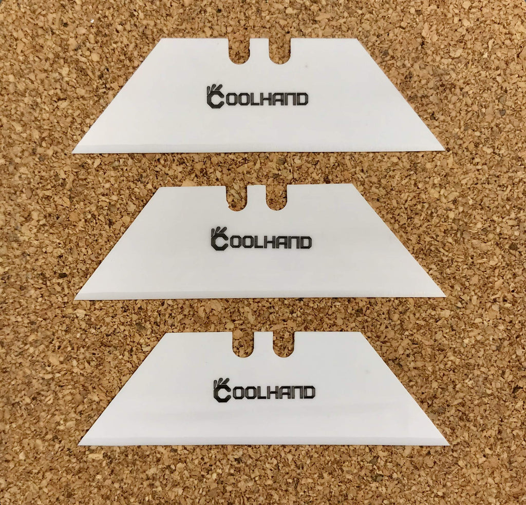 Zirconia Ceramic Utility Knife Blades 12-Pack,Sharp&Rustproof