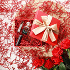 1lb Red Crinkle Paper Shredded Filler for Gift Baskets