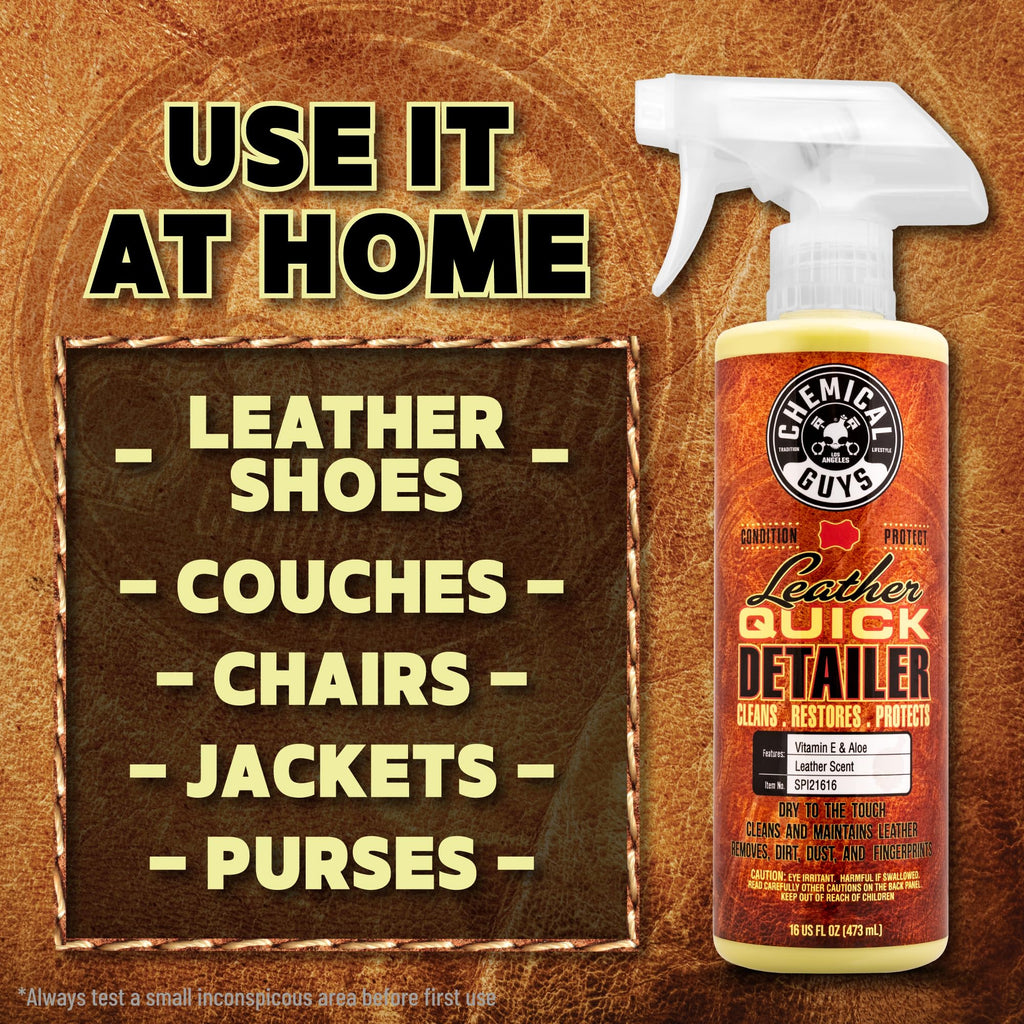 Leather Quick Detailer, Cleaner & Conditioner Spray, 32 oz