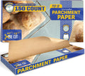 150 Ct Unbleached Parchment Paper Sheets, Pop Up Parchment Paper Sheets for Baking, Air fryer Sheets & Oven Liners