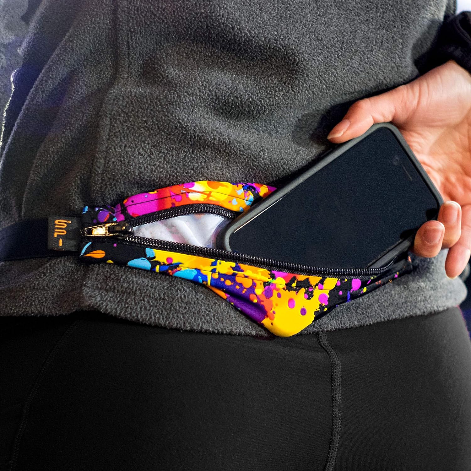Running Belt Original for Women Men, Phone Holder for Running, Running Fanny Pack, Holder for Phone, Running Waist