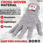 Cut Resistant Gloves - Level 5 Protection, ANSI 100% Food Grade