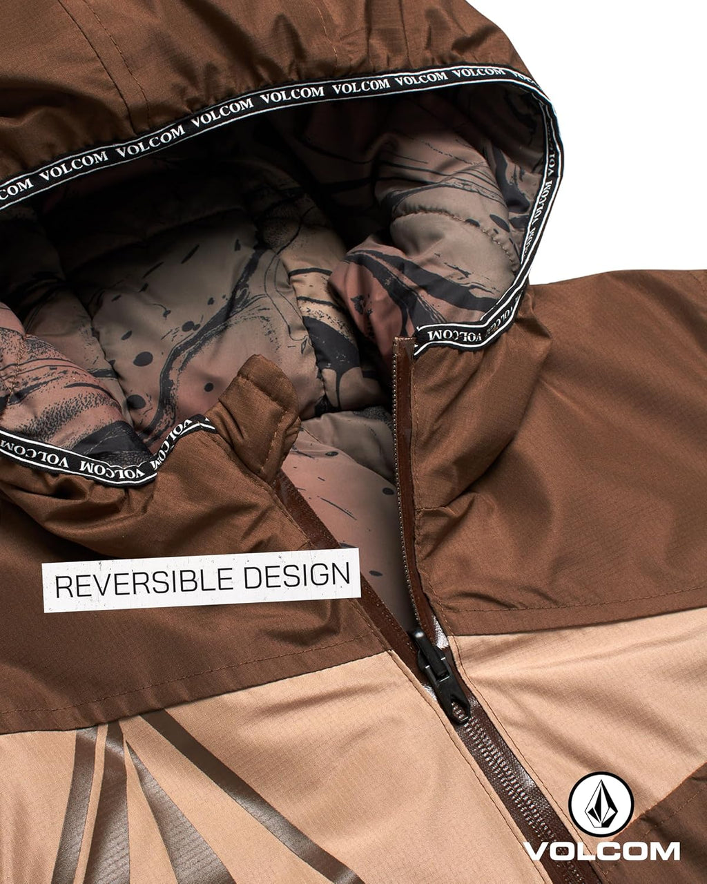 Boys Reversible Breathable Hooded Winter Puffer Jacket (4-20) | Two Looks in One, Flips from a Bold Pattern to a