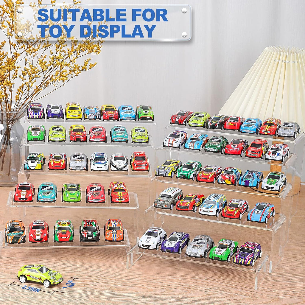 Acrylic Risers Display Stands, Acrylic Stands for Display 10Pcs 2Set | Riser Display Shelf Clear Display Stands Set