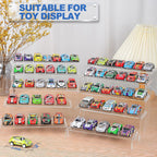Acrylic Risers Display Stands, Acrylic Stands for Display 10Pcs 2Set | Riser Display Shelf Clear Display Stands Set