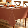 Fall Rectangle Tablecloth for Dining Table Burnt Orange,60"x120"