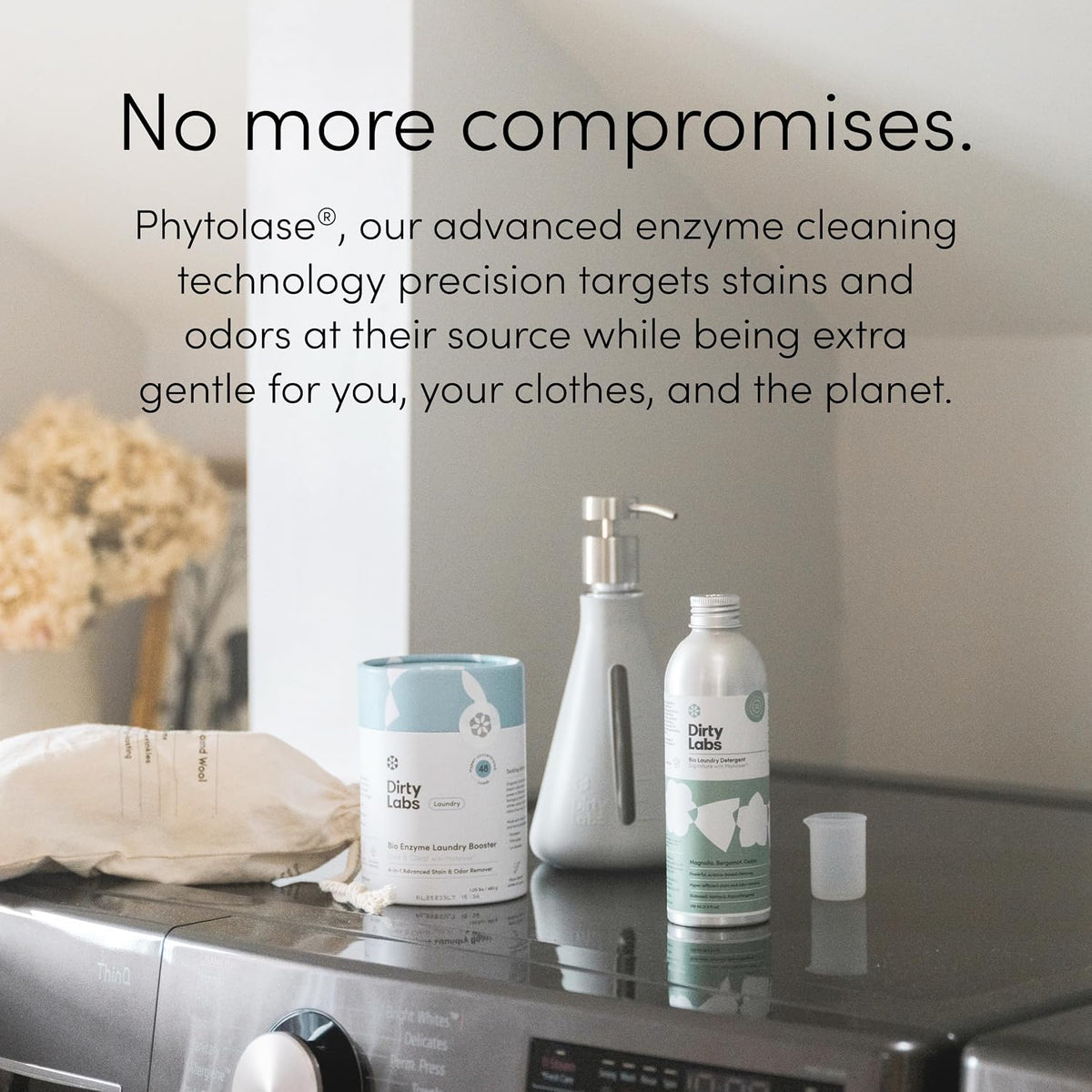 Bio Enzyme Laundry Booster | Scent Free | 48 Loads (1 lb)