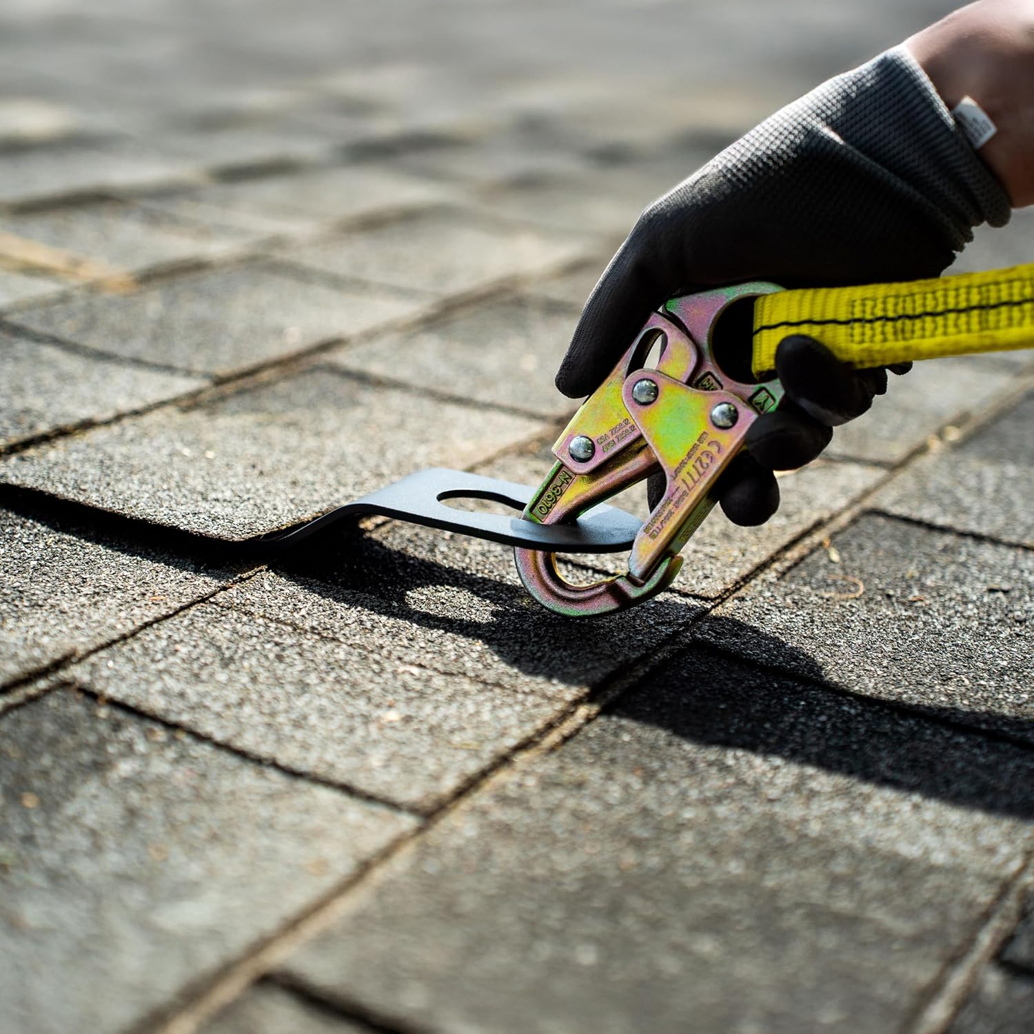 Hitch Clip Roof Anchor 6-Pack – Roofing Anchors for Roof Safety & Fall Protection | Reusable Roof Harness Connection