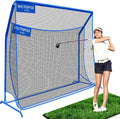 Golf Net with Extra Striking Net, Heavy Duty Golf Practice Hitting Net
