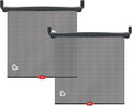 Brica Sun Safety Car Window Shade with Heat Alert, Helps Block UVA/UVB Rays, 2 Pack, Black