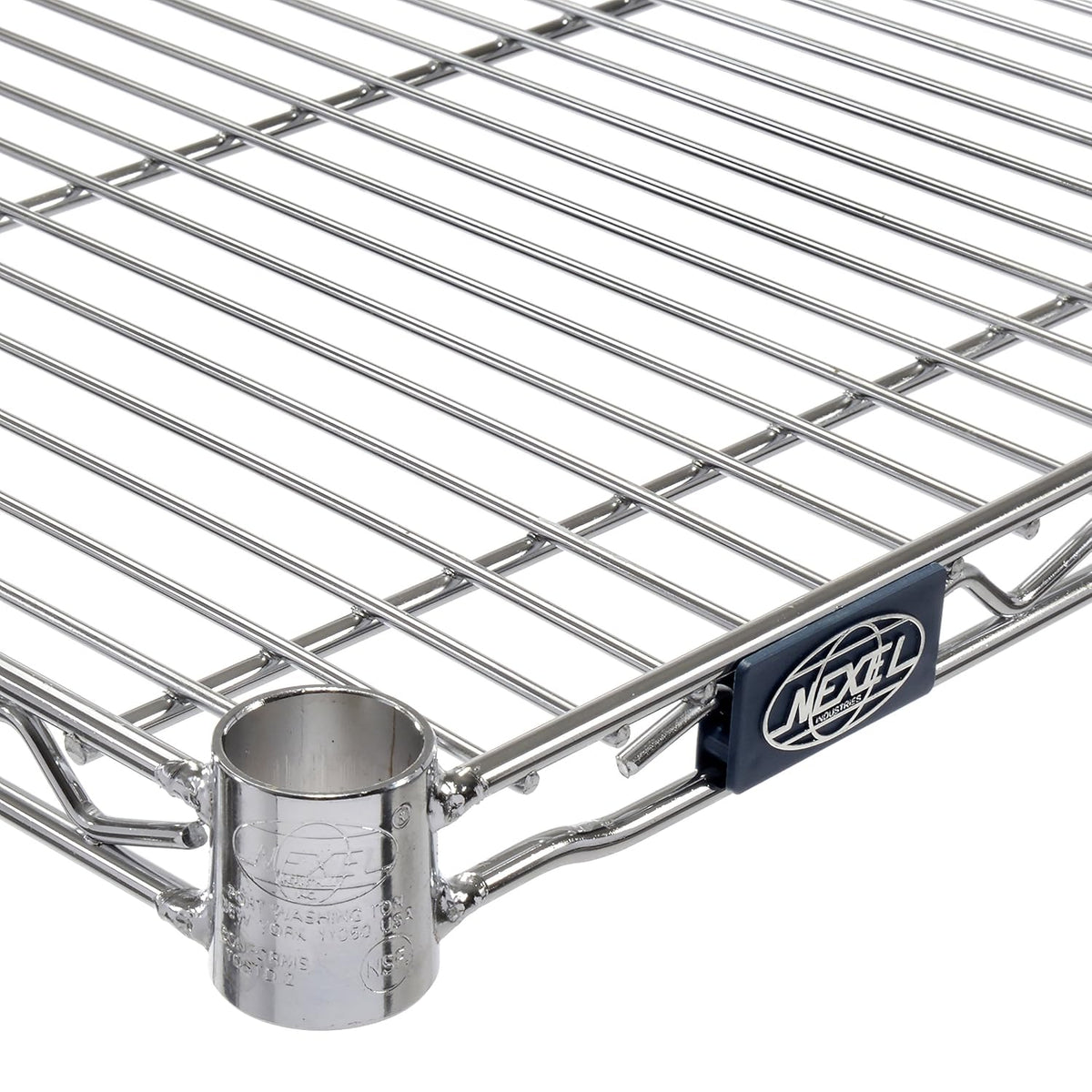 Additional Wire Shelf for Wire Shelving Units, 600-800 lb Capacity, 24"W x 48"L, Chrome Finish