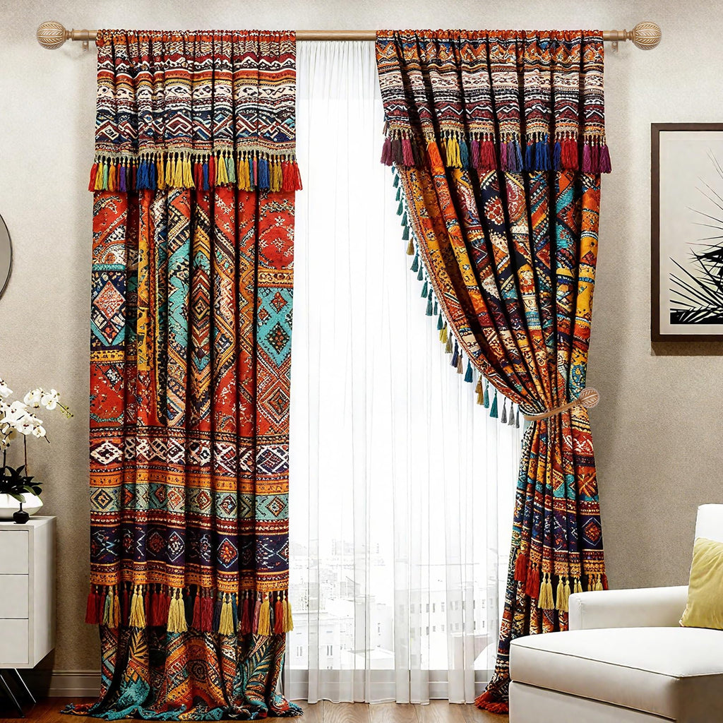 Wood Curtain Holdbacks 2pcs Big