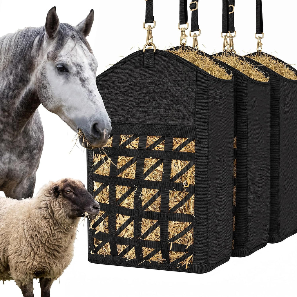Hay Bags for Horses Goat, Slow Feed Hay Feed Bag