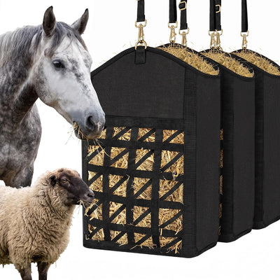 Hay Bags for Horses Goat, Slow Feed Hay Feed Bag
