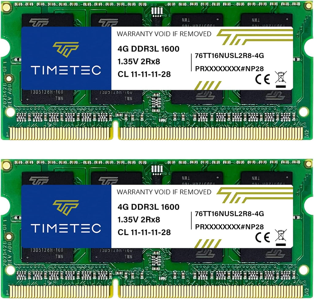 Hynix IC 8GB KIT(2x4GB) DDR3L SODIMM for Intel NUC KIT/Mini PC/HTPC/NUC Board 1600MHz PC3L-12800 Non ECC Unbuffered