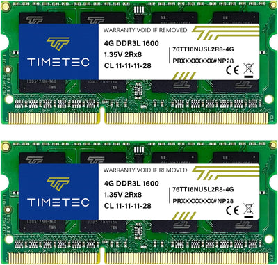 Hynix IC 8GB KIT(2x4GB) DDR3L SODIMM for Intel NUC KIT/Mini PC/HTPC/NUC Board 1600MHz PC3L-12800 Non ECC Unbuffered