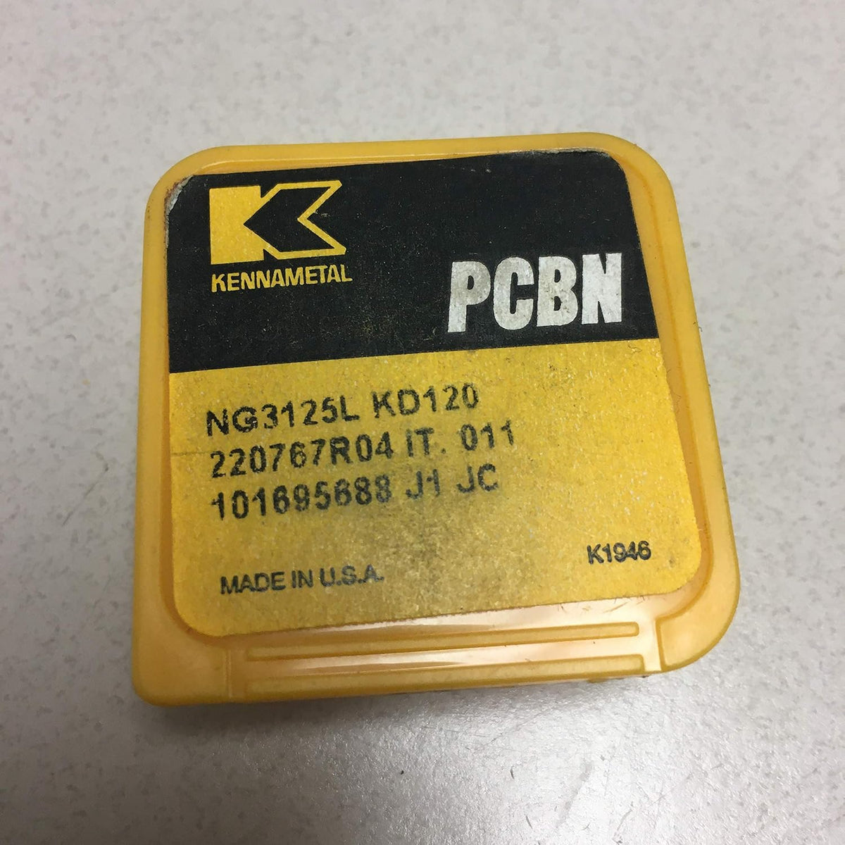 New KENNAMETAL PCBN Insert NG3125L-KD120