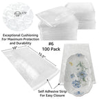 Bubble Pouches, 100 Pack, 10" x 15.5"
